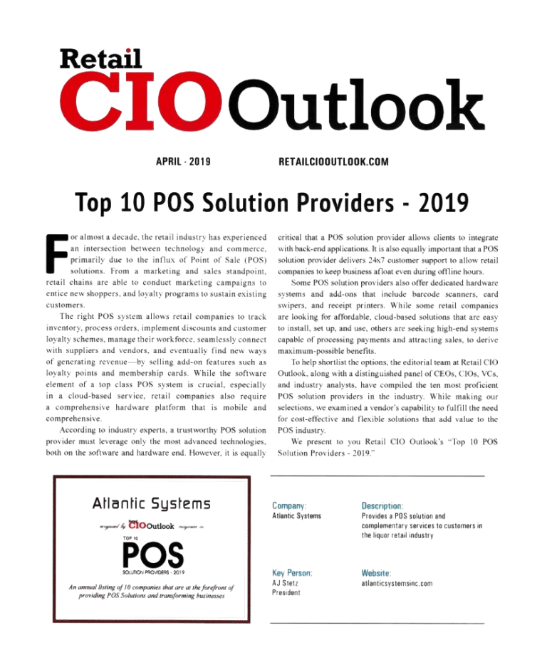 Retail CIO Outlook