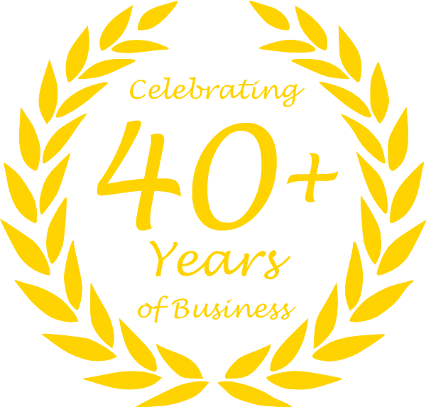 40+ Years of Business Icon